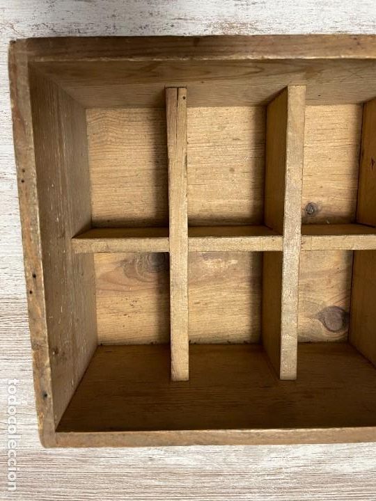 Antig&uuml;edades: CAJA O CAJON DE CARPINTERO PARA CLAVOS - Foto 13