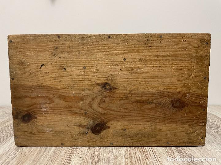 Antig&uuml;edades: CAJA O CAJON DE CARPINTERO PARA CLAVOS - Foto 14