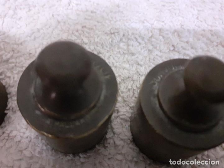 Antig&uuml;edades: Conjunto de pesas ponderales Mallart - Foto 3