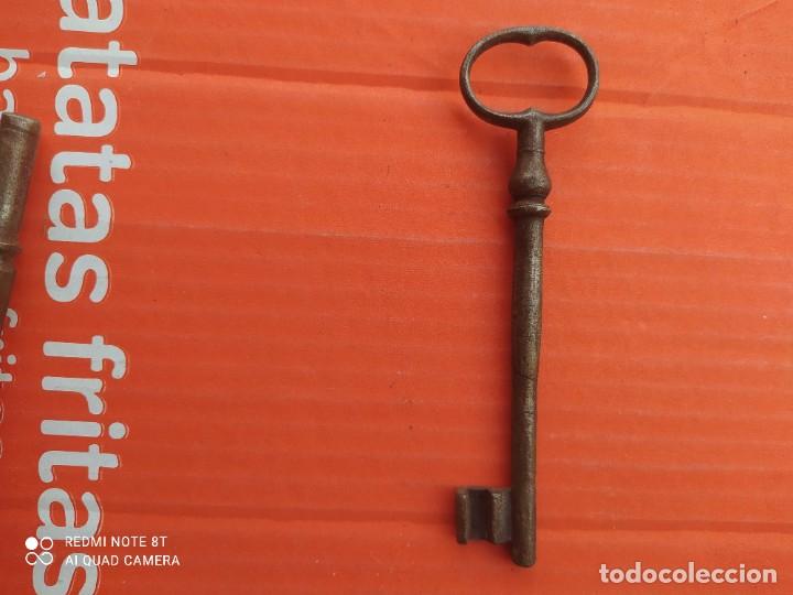Antig&uuml;edades: LLAVE ANTIGUA, MIDE 15,2 CM - Foto 2