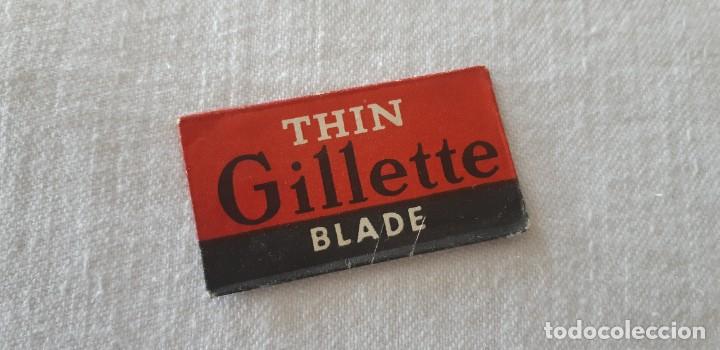 Antig&uuml;edades: (Sevilla) Hoja afeitar GUILLETTE THIN - Foto 1