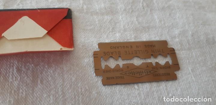 Antig&uuml;edades: (Sevilla) Hoja afeitar GUILLETTE THIN - Foto 3
