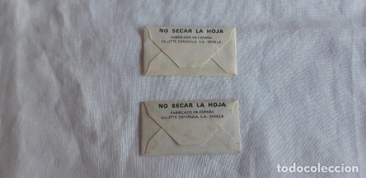 Antig&uuml;edades: (Sevilla) 2 Hoja afeitar - GUILLETTE SUPERSILVER Obsequio - Foto 2