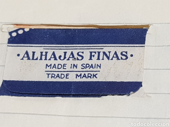 Antig&uuml;edades: Funda hoja de afeitar alhajas finas - Foto 2