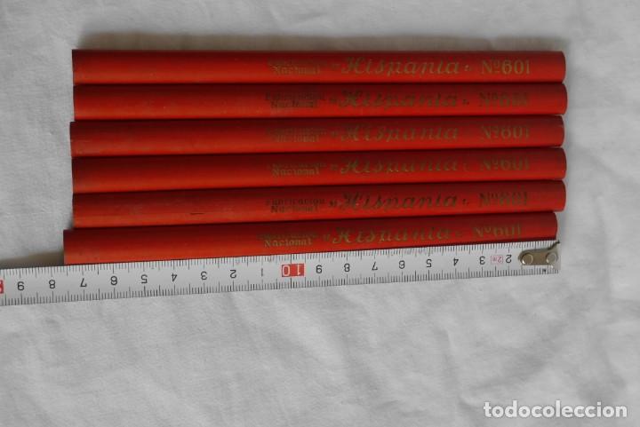 Antig&uuml;edades: 6 lapiceros de carpintero, Hispania n&ordm; 601, sin estrenar - Foto 3