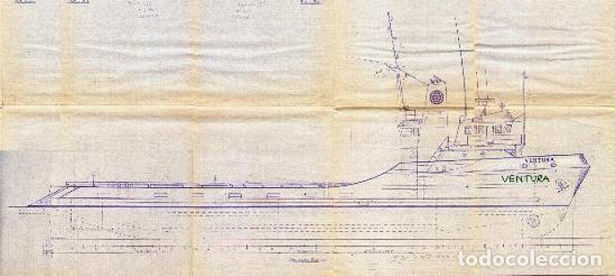 Antig&uuml;edades: PLANOS REMOLCADOR SUPPLY VESSEL - Foto 2