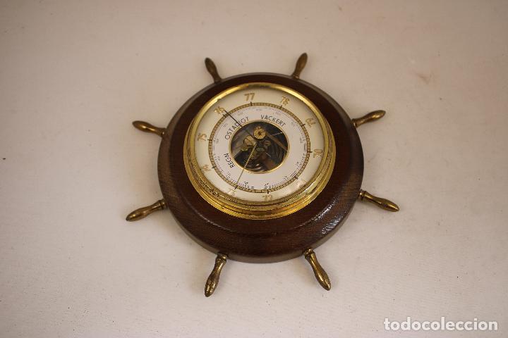 Antig&uuml;edades: barometro antiguo tim&oacute;n - Foto 2