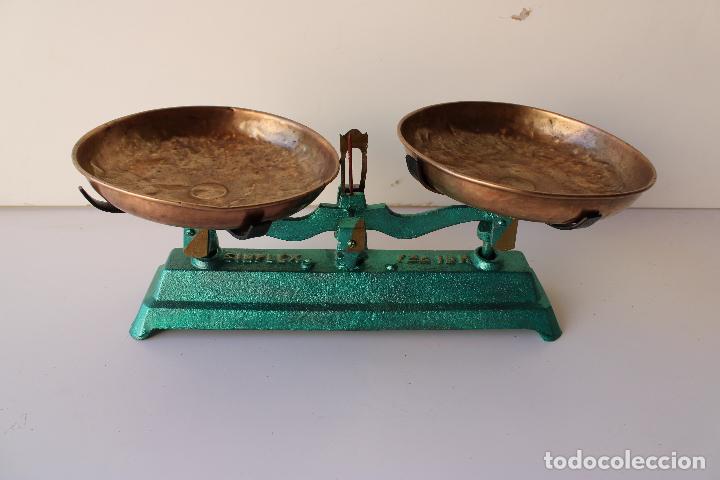 Antig&uuml;edades: balanza antigua simplex fza.10k. - Foto 7