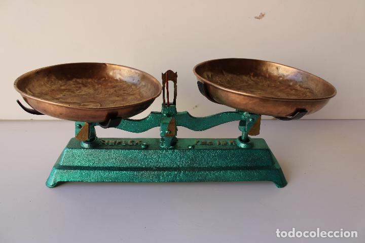 Antig&uuml;edades: balanza antigua simplex fza.10k. - Foto 1