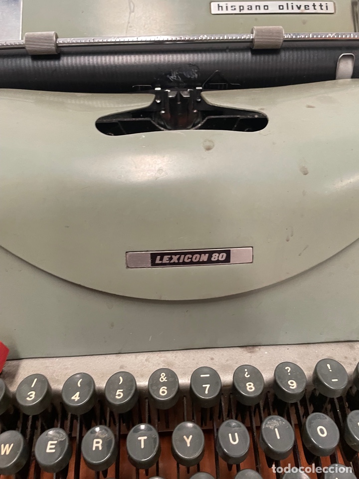 Antig&uuml;edades: ANTIGUA M&Aacute;QUINA DE ESCRIBIR - HISPANO OLIVETTI - Foto 2