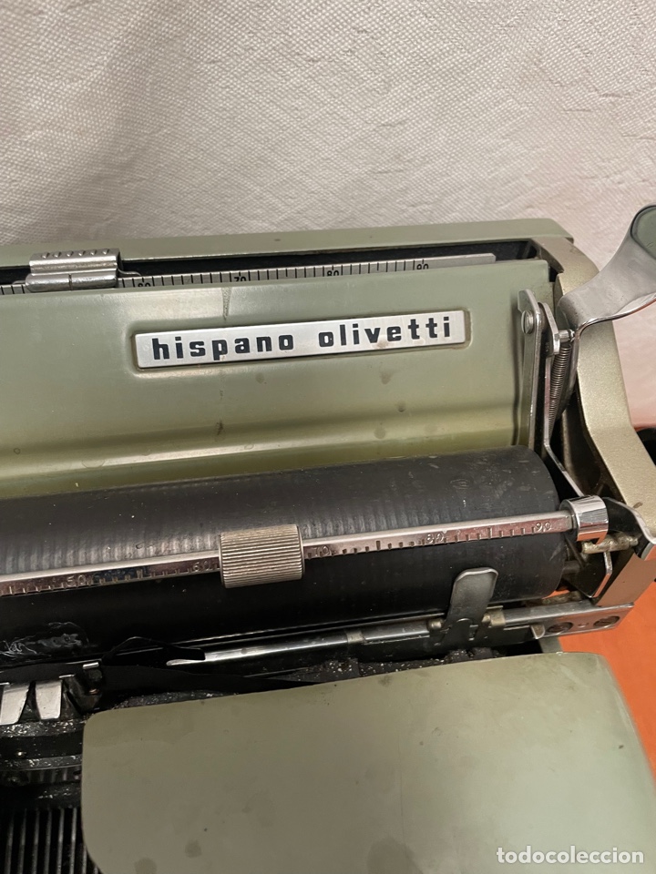 Antig&uuml;edades: ANTIGUA M&Aacute;QUINA DE ESCRIBIR - HISPANO OLIVETTI - Foto 3