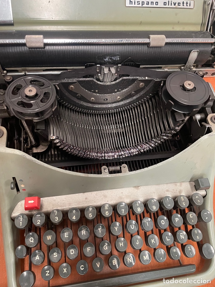 Antig&uuml;edades: ANTIGUA M&Aacute;QUINA DE ESCRIBIR - HISPANO OLIVETTI - Foto 4