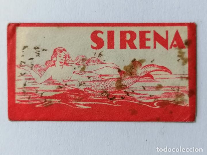 Antig&uuml;edades: HOJA DE AFEITAR SIRENA - Foto 1