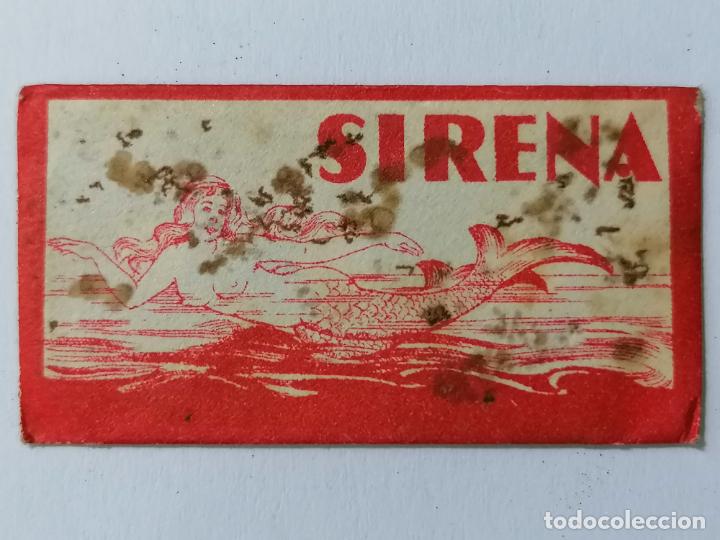 Antig&uuml;edades: HOJA DE AFEITAR SIRENA - Foto 1