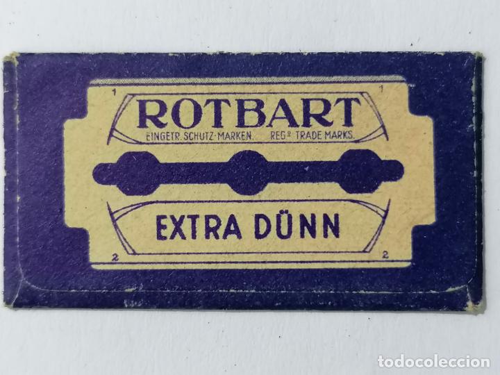 Antig&uuml;edades: HOJA DE AFEITAR ROTBART, EXTRA DUNN - Foto 2