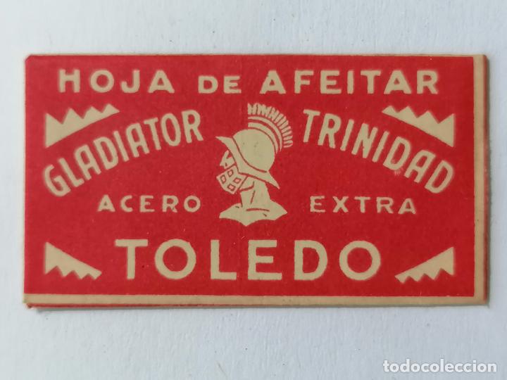 Antig&uuml;edades: HOJA DE AFEITAR GLADIATOR - TRINIDAD, TOLEDO - Foto 1