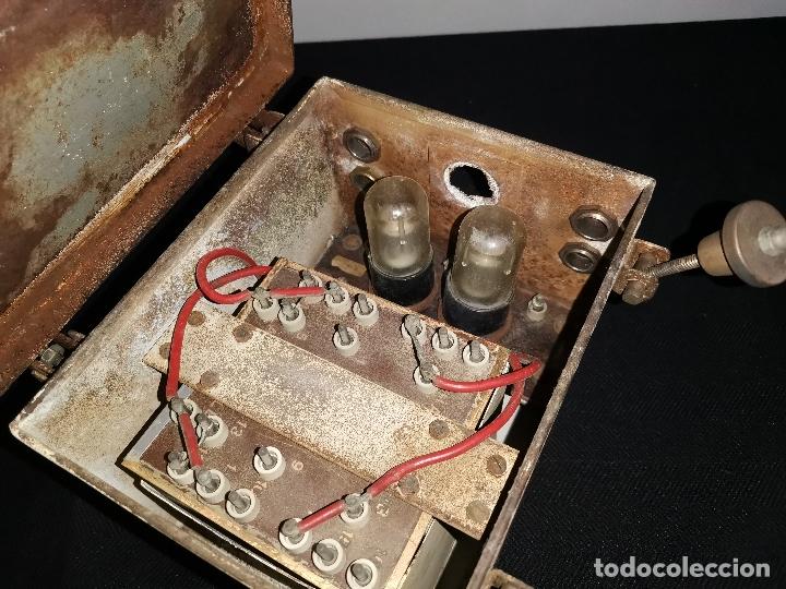 Antig&uuml;edades: ANTIGUA CAJA DE REGISTRO PARA POSTE - Foto 9