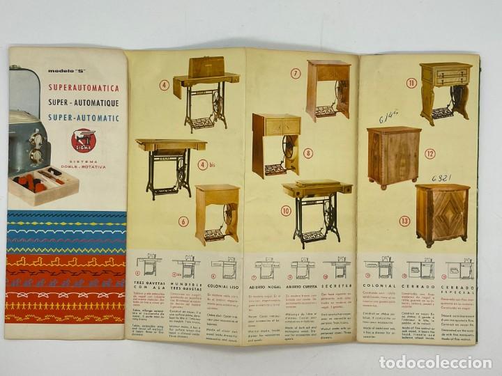 Antig&uuml;edades: PUBLICIDAD DE LAS MAQUINAS DE COSER SIGMA - Foto 4
