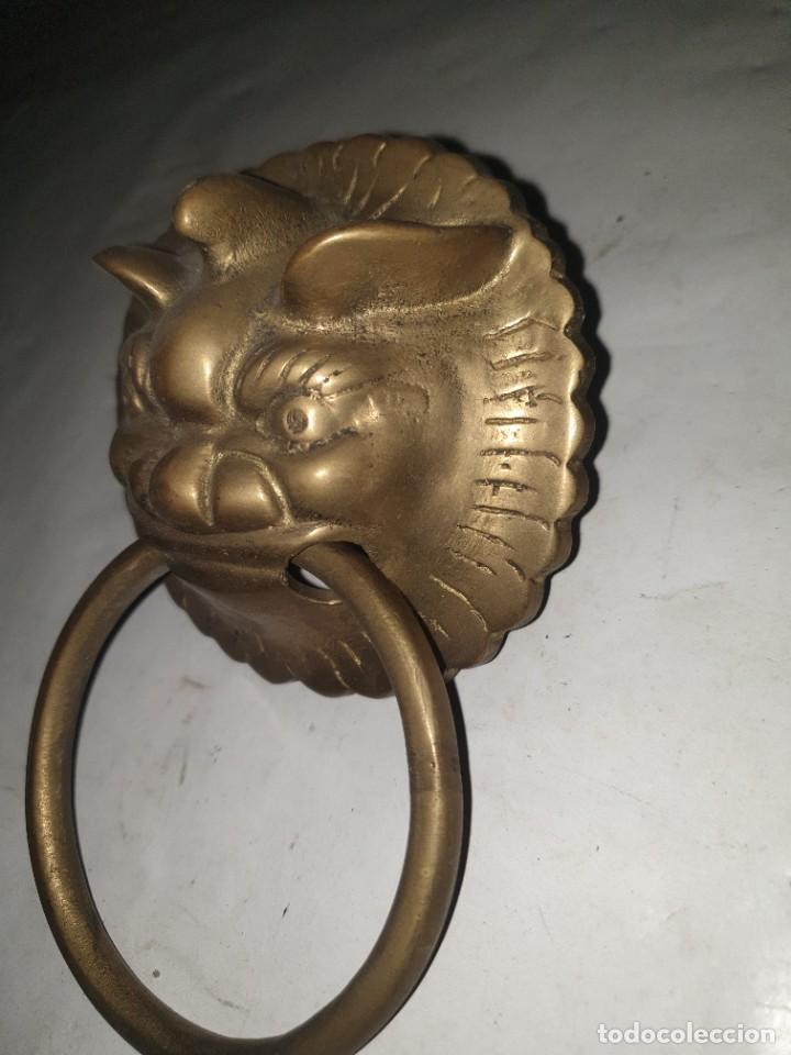Antig&uuml;edades: ALDABA CABEZA DRAGON - Foto 2
