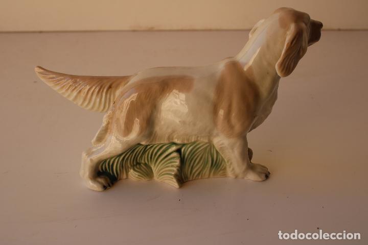 Antig&uuml;edades: perro cocker de deramica - Foto 2