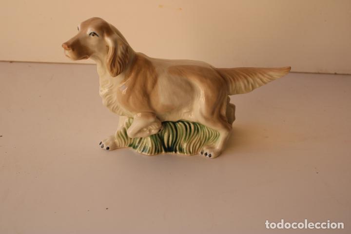 Antig&uuml;edades: perro cocker de deramica - Foto 1