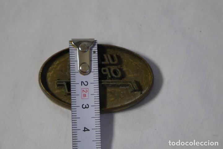 Antig&uuml;edades: Sello tamp&oacute;n de impresi&oacute;n en bronce Ulloa &Oacute;ptico - Foto 6