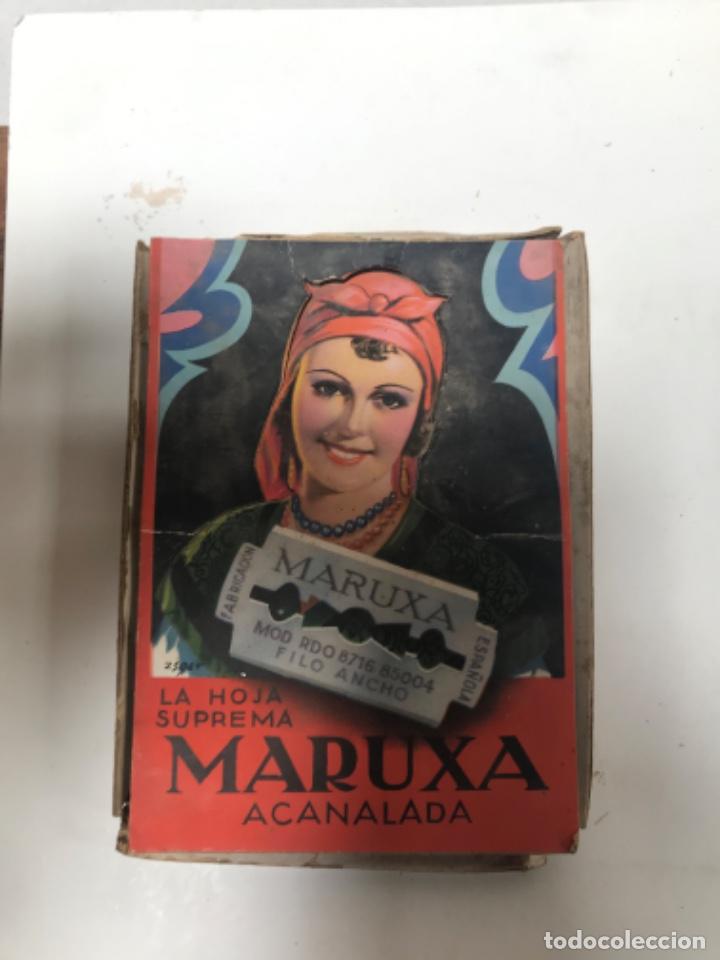 Antig&uuml;edades: Hojas de afeitar Maruxa - Foto 2