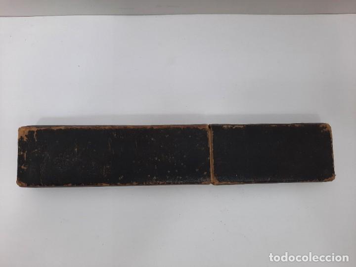 Antigüedades: ANTIGUA NAVAJA DE AFEITAR CARLRADER SOLINGEN 14 CON SU ESTUCHE - Foto 15 - 290070983