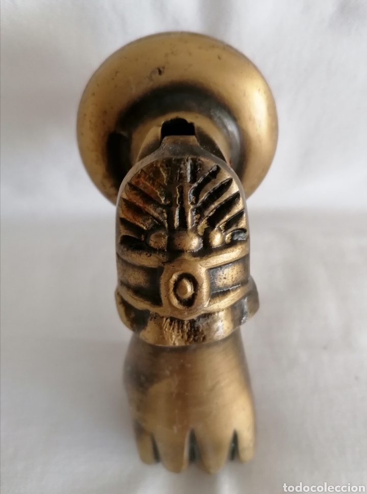 Antig&uuml;edades: Antigua Aldaba Bronce. - Foto 5