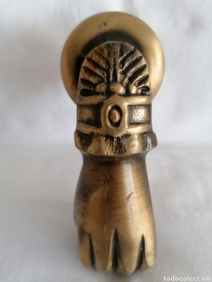 Antig&uuml;edades: Antigua Aldaba Bronce. - Foto 14
