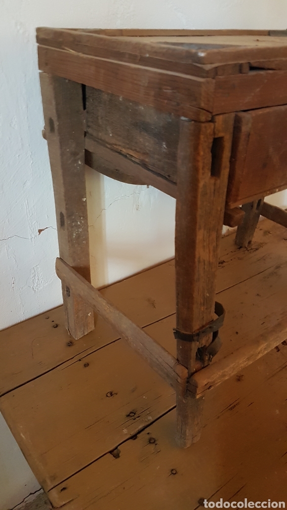 Antig&uuml;edades: Antigua mesa de Zapatero - Foto 4