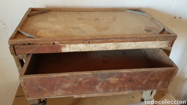 Antig&uuml;edades: Antigua mesa de Zapatero - Foto 5