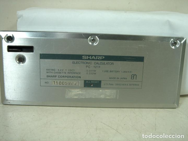 Antig&uuml;edades: CALCULADORA PROGRAMABLE SHARP PC-1211+ MODULO IMPRESORA CASETTE INTERFACE CE-122-80S-PC1211 CE122 - Foto 11
