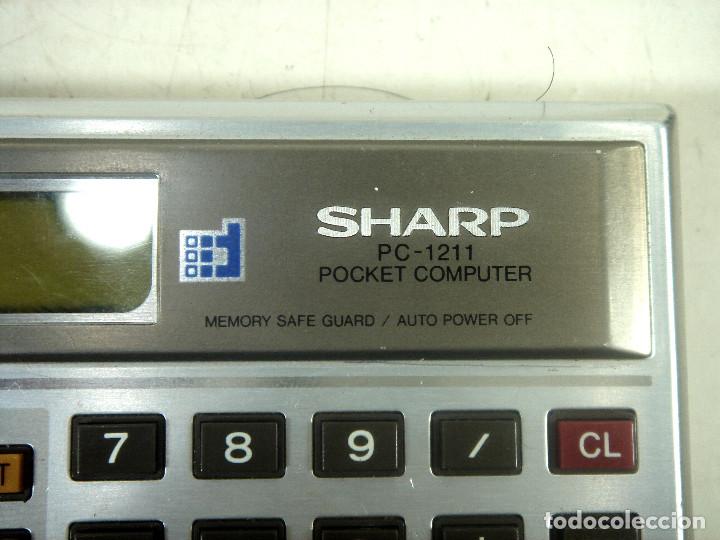 Antig&uuml;edades: CALCULADORA PROGRAMABLE SHARP PC-1211+ MODULO IMPRESORA CASETTE INTERFACE CE-122-80S-PC1211 CE122 - Foto 14