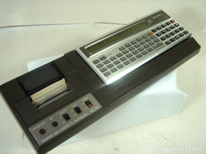 Antig&uuml;edades: CALCULADORA PROGRAMABLE SHARP PC-1211+ MODULO IMPRESORA CASETTE INTERFACE CE-122-80S-PC1211 CE122 - Foto 16