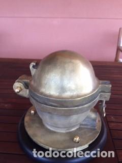 Antig&uuml;edades: Impresionante l&aacute;mpara de barco de cubierta - Foto 5