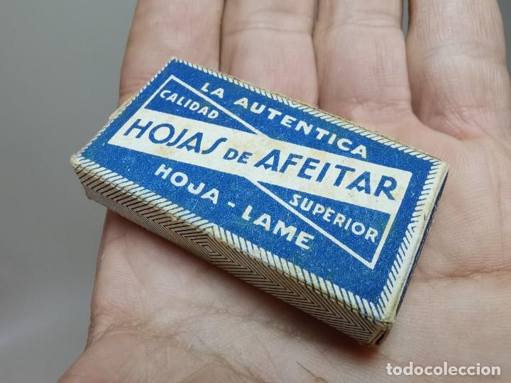 Antig&uuml;edades: CAJA HOJAS DE AFEITAR LA AUTENTICA-PRECINTADA - Foto 6