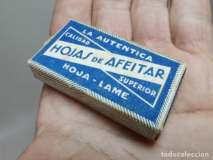 Antig&uuml;edades: CAJA HOJAS DE AFEITAR LA AUTENTICA-PRECINTADA - Foto 7