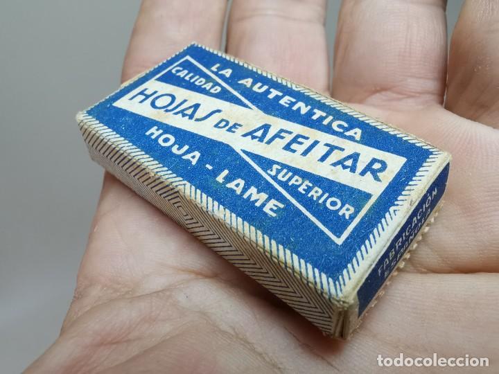Antig&uuml;edades: CAJA HOJAS DE AFEITAR LA AUTENTICA-PRECINTADA - Foto 8