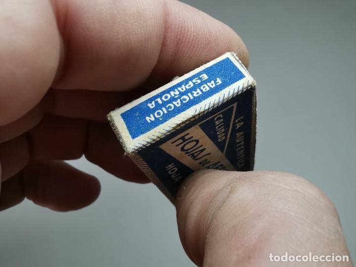 Antig&uuml;edades: CAJA HOJAS DE AFEITAR LA AUTENTICA-PRECINTADA - Foto 11