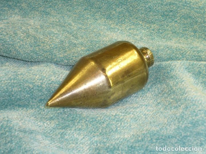 Antig&uuml;edades: Plomada construcci&oacute;n bronce. S.XX Plumb bob bronze construction. - Foto 1
