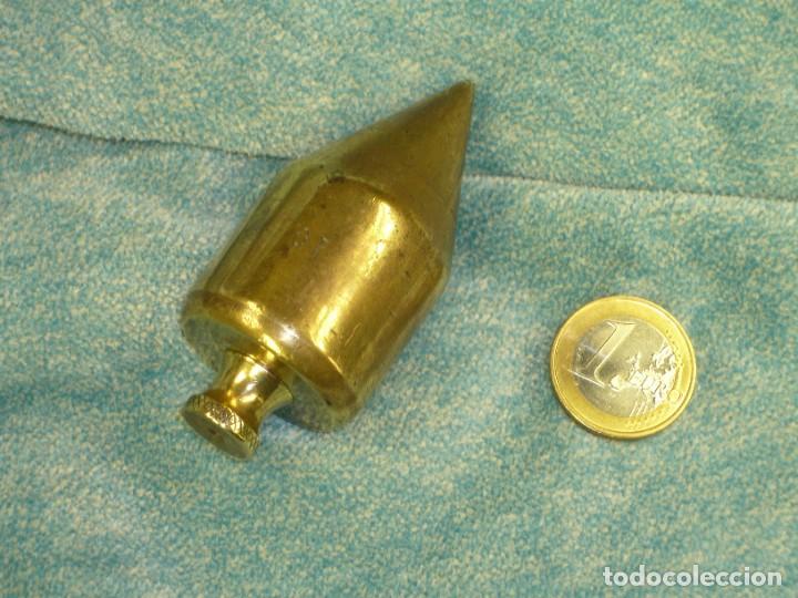 Antig&uuml;edades: Plomada construcci&oacute;n bronce. S.XX Plumb bob bronze construction. - Foto 2