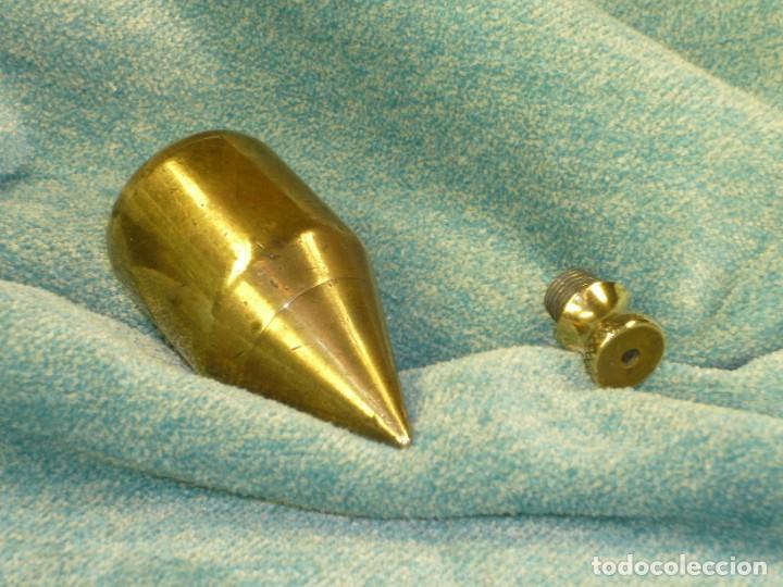 Antig&uuml;edades: Plomada construcci&oacute;n bronce. S.XX Plumb bob bronze construction. - Foto 6