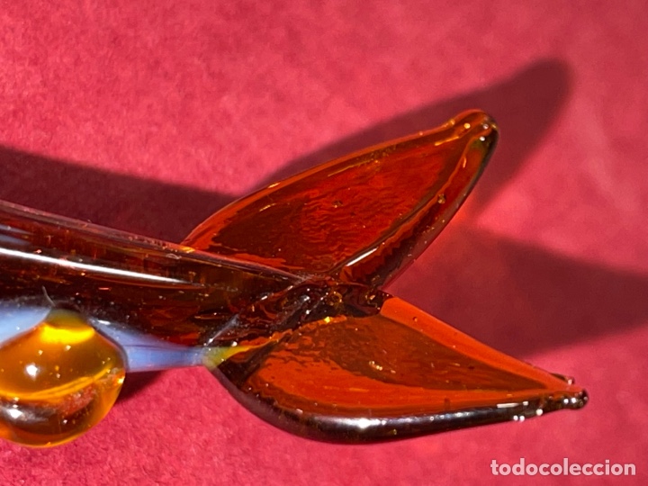 Antigüedades: Magnífica lupa de colección con mango en cristal de Murano. - Foto 9 - 291466133