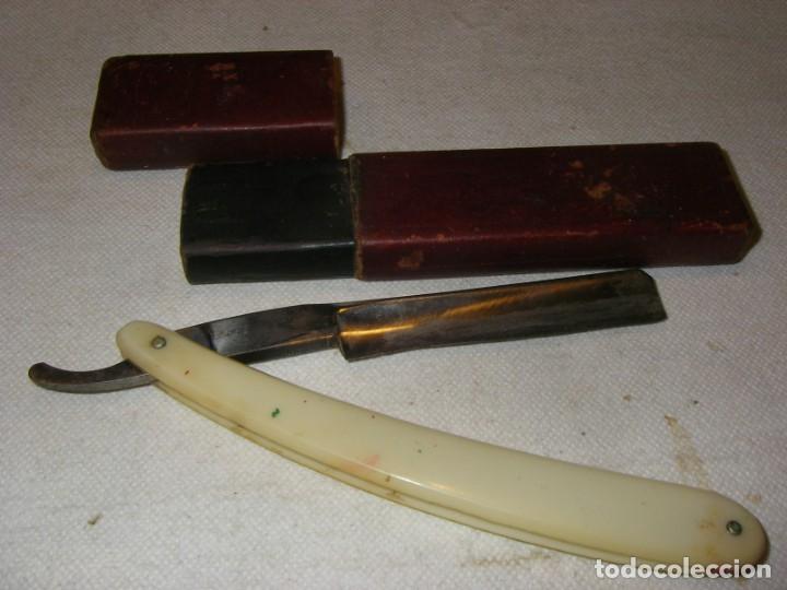Antig&uuml;edades: Navaja de afeitar marca Filarm&oacute;nica - Foto 1