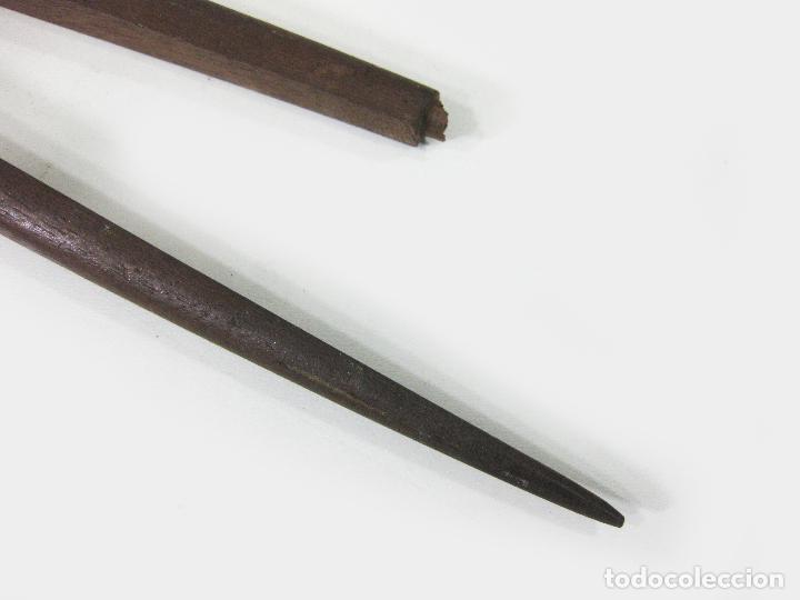 Antig&uuml;edades: COMPAS DE MADERA PARA ENSE&Ntilde;ANZA O MEDICI&Oacute;N - Foto 2