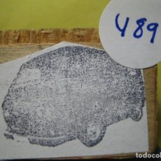 Antigüedades: IMPRENTA, GRABADO METAL-MADERA - REF 489 - FURGONETA - 3,5X2,5 CM