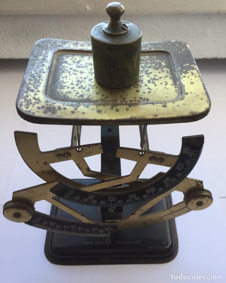 Antig&uuml;edades: PESA CARTAS ANTIGUO - Foto 8