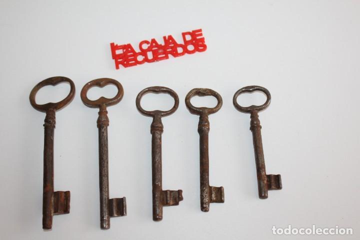 Antig&uuml;edades: 5 LLAVES ANTIGUAS - Foto 3