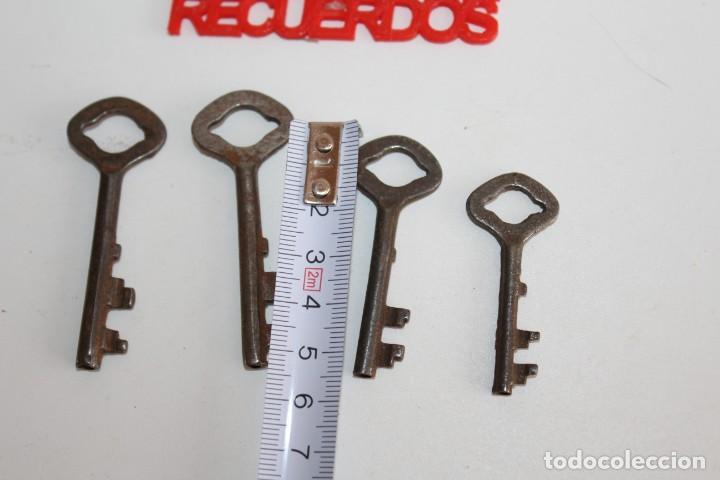 Antig&uuml;edades: 4 LLAVES ANTIGUAS - Foto 4
